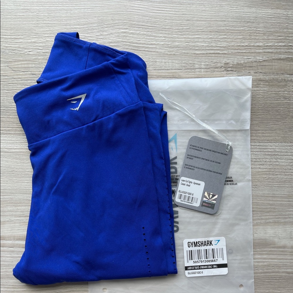 Gymshark Laser Cut Leggings - Cobalt - S